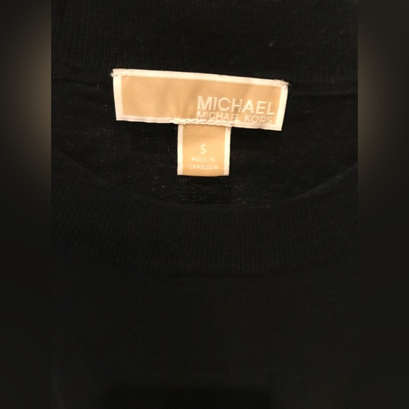 Michael Kors Black Logo Tee - Picture 11 of 12